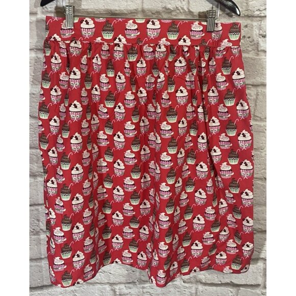 Retrolicious Dresses & Skirts - Modcloth Retrolicious 1X Baking Spirits Cupcake Skirt Pockets Zipper 032